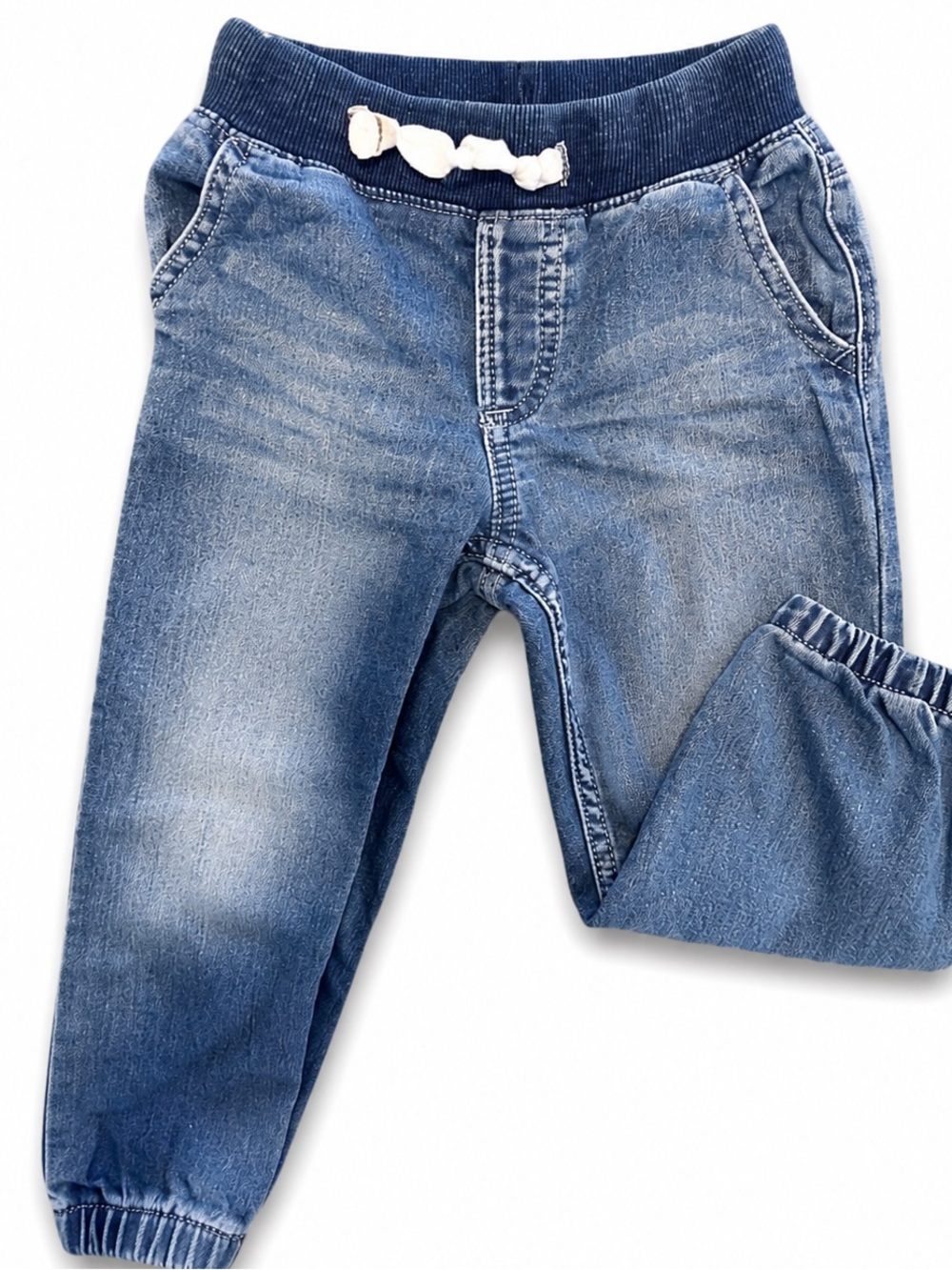 GAP Light Blue Kids Denim Jogger Jeans